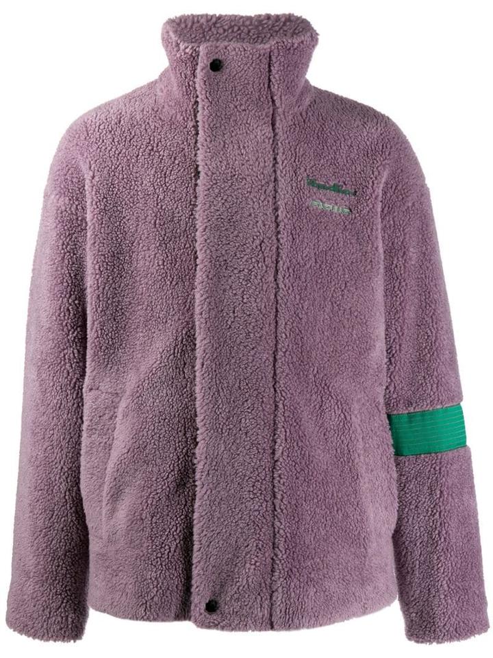Acne Studios Oversized Fleece Jacket - Purple