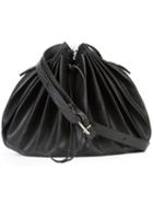 Ma+ Medium Shell Shoulder Bag, Adult Unisex, Black, Calf Leather