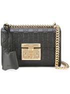 Gucci 'padlock' Shoulder Bag, Women's, Black, Leather