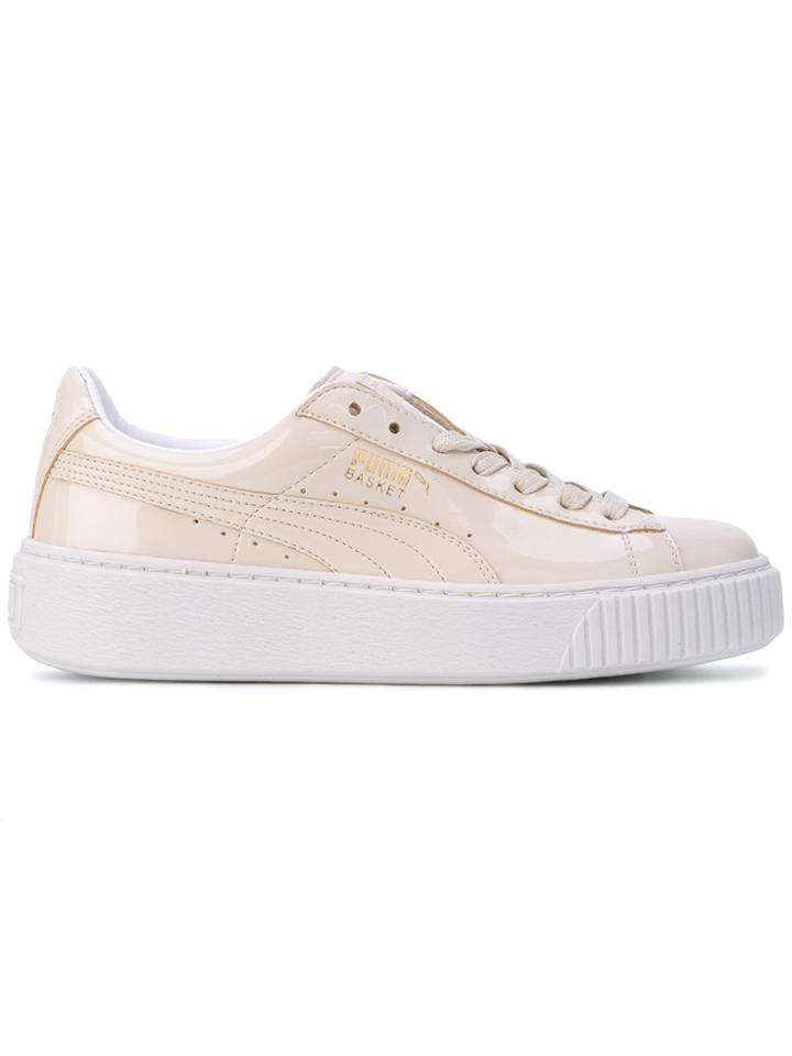 Puma Basket Sneakers - Nude & Neutrals