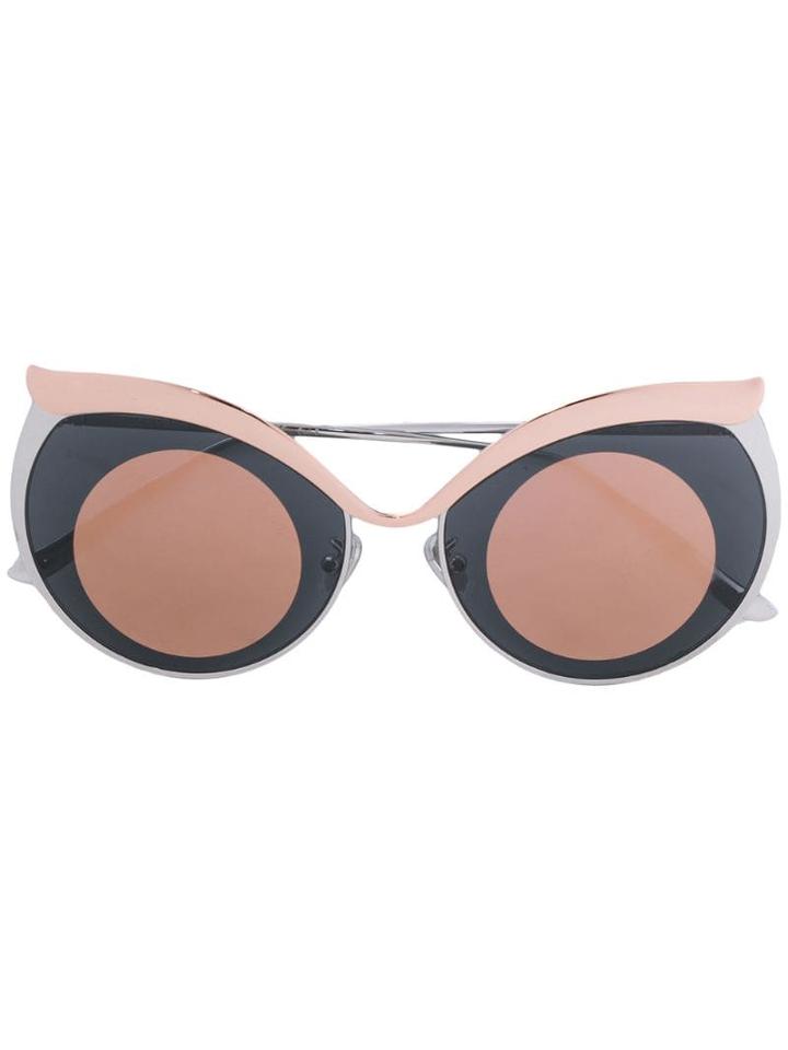 Boucheron Eyewear Cat-eye Sunglasses - Brown
