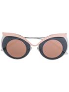 Boucheron Eyewear Cat-eye Sunglasses - Brown