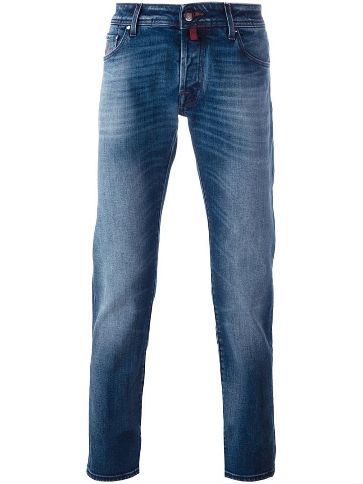 Jacob Cohen 'comfort' Jeans, Men's, Size: 32, Blue, Cotton/spandex/elastane