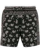 Mc2 Saint Barth Gypsy Print Swim Shorts - Black