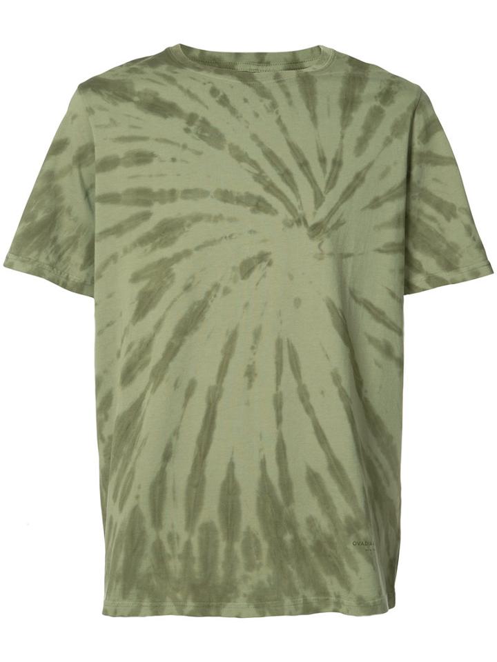 Ovadia & Sons - Tie-dye T-shirt - Men - Cotton - Xl, Green, Cotton
