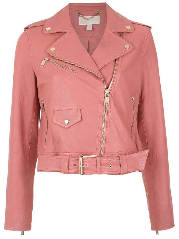 Michael Michael Kors Off-centre Zipped Jacket - Pink