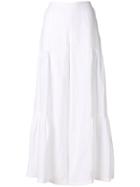 Stefano Mortari Classic Flared Trousers - White