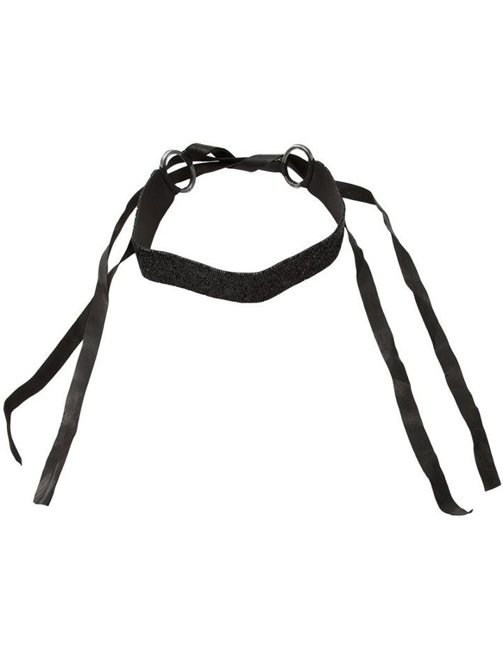 Goti Embellished Choker, Women's, Black