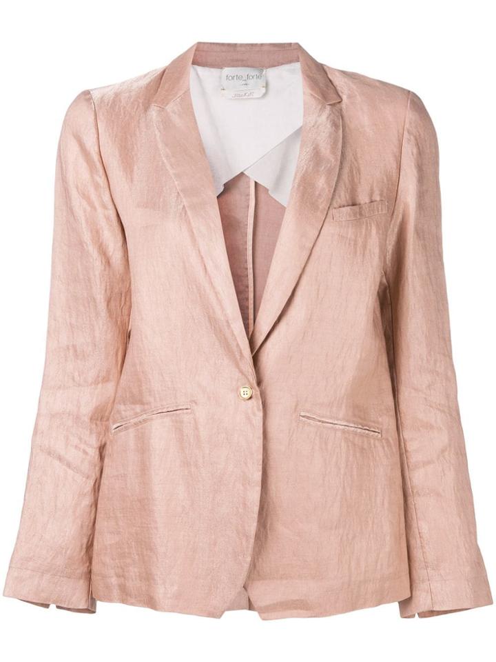 Forte Forte Creased Blazer - Pink