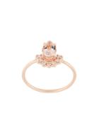 Natalie Marie 14kt Rose Gold Morganite And Diamond Ring - Pink