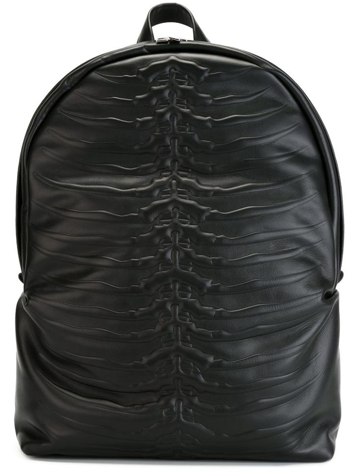 Alexander Mcqueen Spine Embossed Backpack