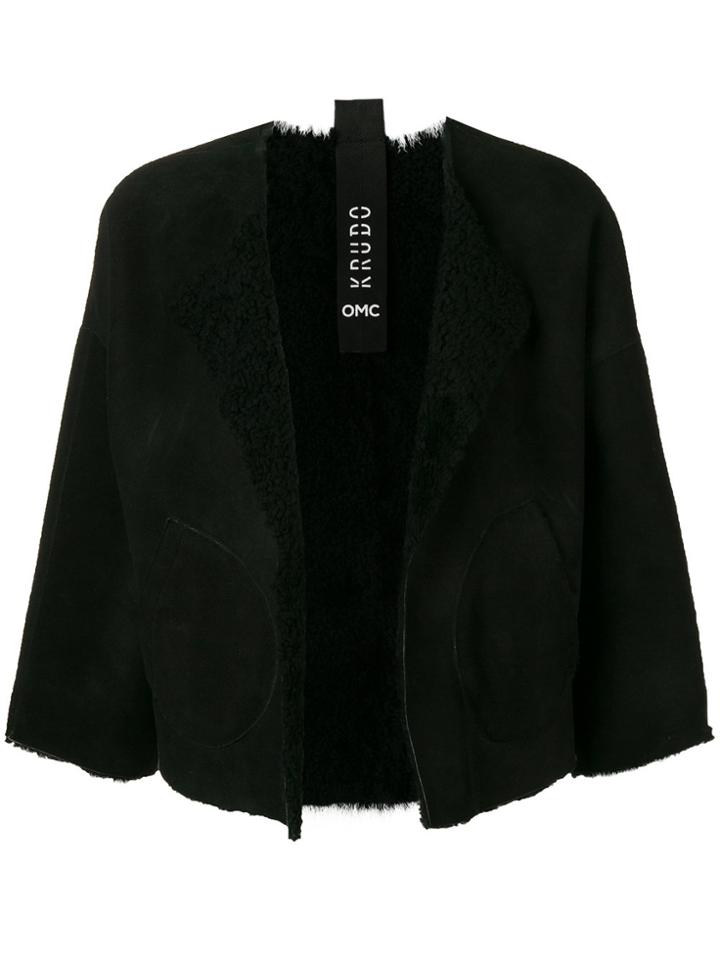 Omc Cropped Sleeve Jacket - Black