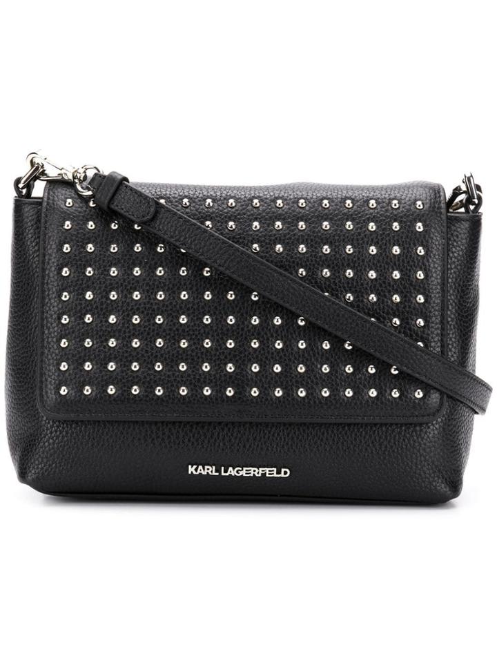 Karl Lagerfeld K/korat Studded Crossbody Bag - Black