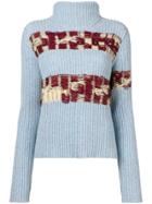 Calvin Klein 205w39nyc Open Knit Sweater - Blue