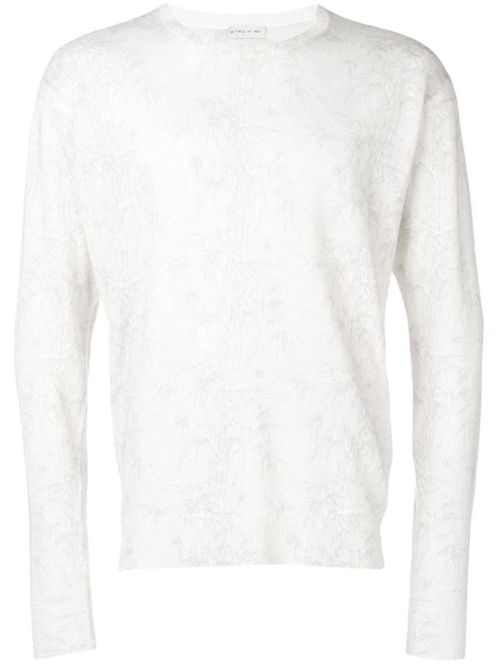 Etro Round Neck Jumper - White