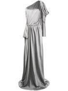 Alberta Ferretti Long Evening Dress - Grey