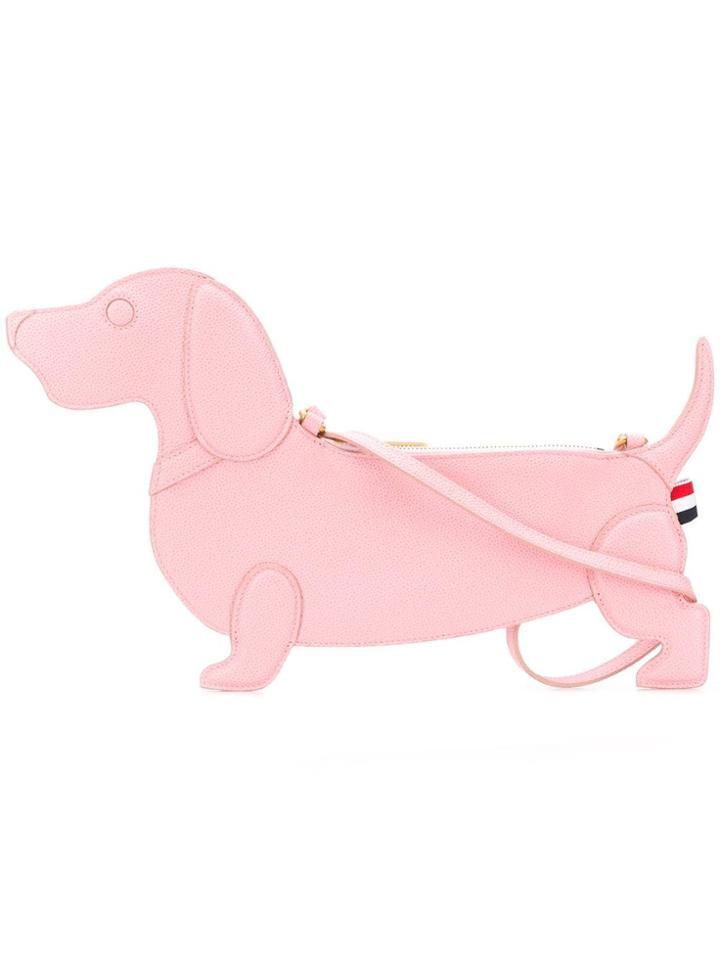 Thom Browne Hector Icon Flat Clutch - Pink