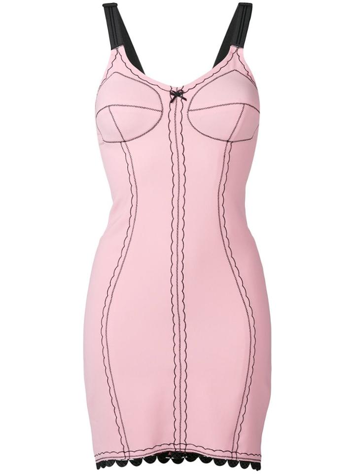 Marco De Vincenzo Rosa Brassier Style Dress - Pink