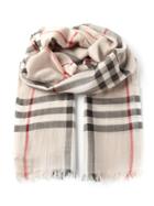 Burberry 'house Check' Scarf - Nude & Neutrals
