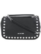 Love Moschino - Studded Shoulder Bag - Women - Polyurethane - One Size, Black, Polyurethane