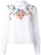 Vivetta Floral Embroidery Shirt