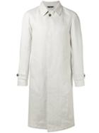 Hevo Single Breasted Coat, Men's, Size: 50, White, Linen/flax/acetate/viscose/nylon