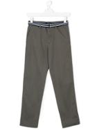 Ralph Lauren Kids Belted Trousers - Grey