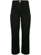 Lemaire Cropped Straight Jeans - Black