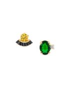 Iosselliani 'anubian Jewels' Earrings, Women's, Green