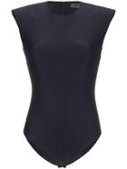 Versace Sleeveless Fitted Body Suit - Black