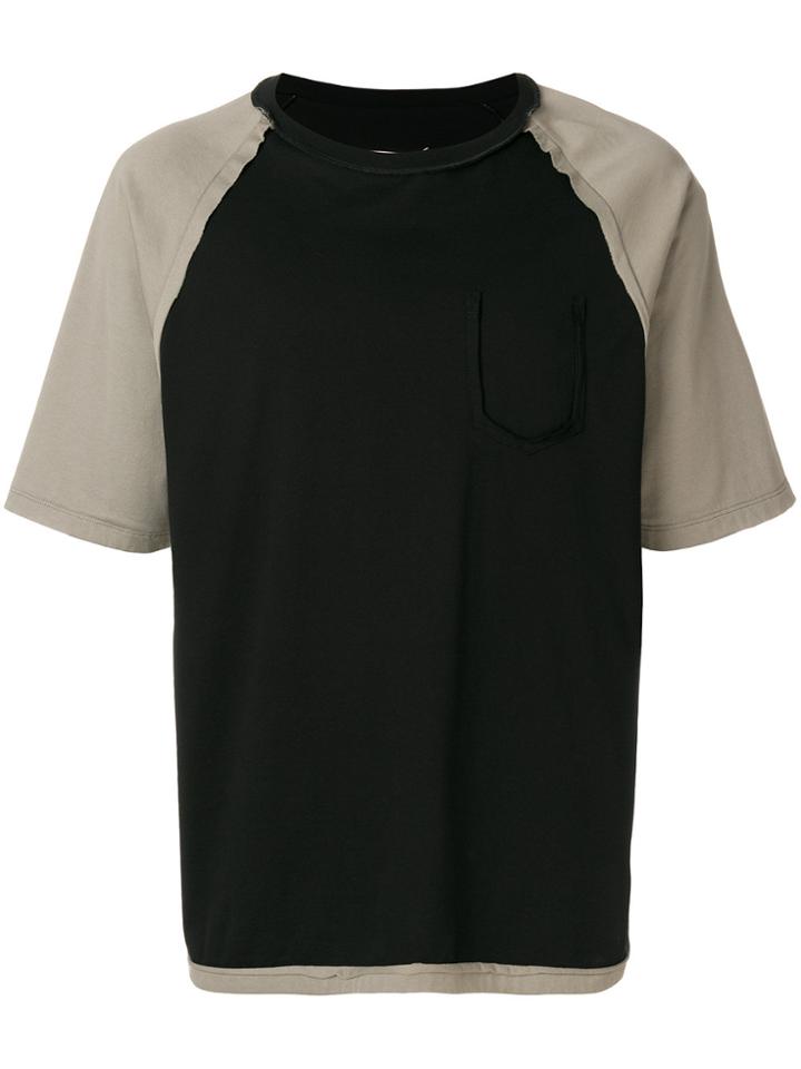Maison Margiela Two-tonal T-shirt - Black