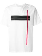 Neil Barrett Contrast Stripe T-shirt - White