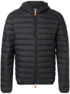 Save The Duck Padded Hooded Jacket - Black