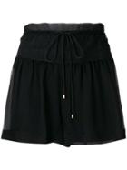 Alberta Ferretti Pizzo Shorts - Black