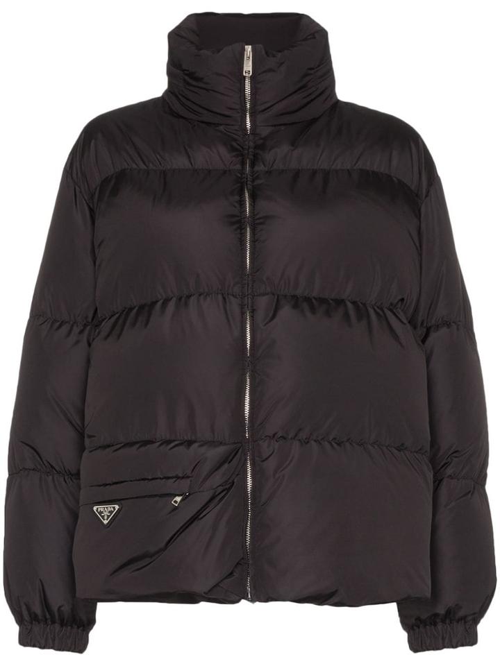 Prada Padded Puffer Jacket - Black