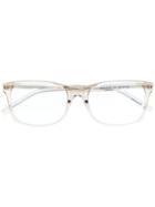 Saint Laurent Eyewear Transparent Sl288 Slim Glasses - Neutrals
