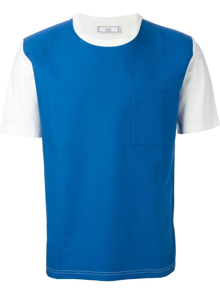 Ami Alexandre Mattiussi Color Block T-shirt