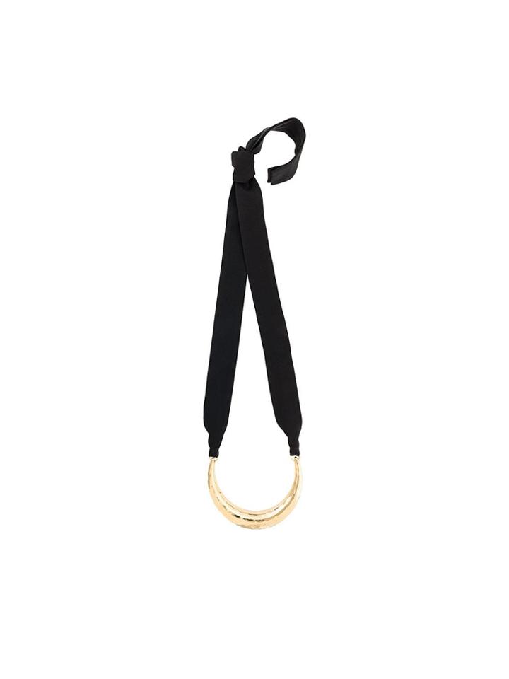 Marni Tie Fastening Chocker - Black
