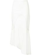 Ellery Orbit Asymmetrical Skirt - White