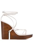 Jacquemus Pilotis Wedges - White