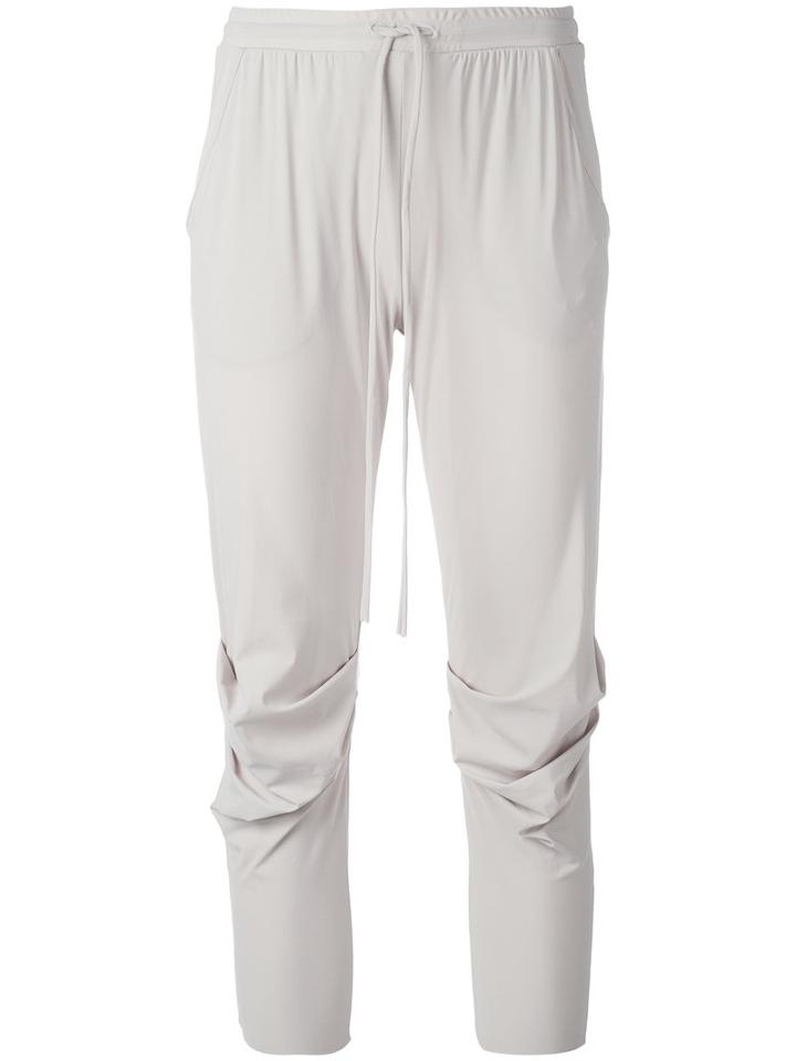 Lost & Found Ria Dunn Cropped Track Pants, Women's, Size: Xs, Grey, Polyamide/spandex/elastane
