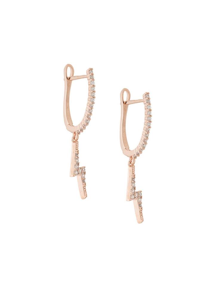Federica Tosi Lightening Bolt Earringsc - Gold