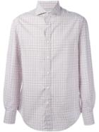 Brunello Cucinelli Checked Shirt, Men's, Size: Medium, Red, Cotton