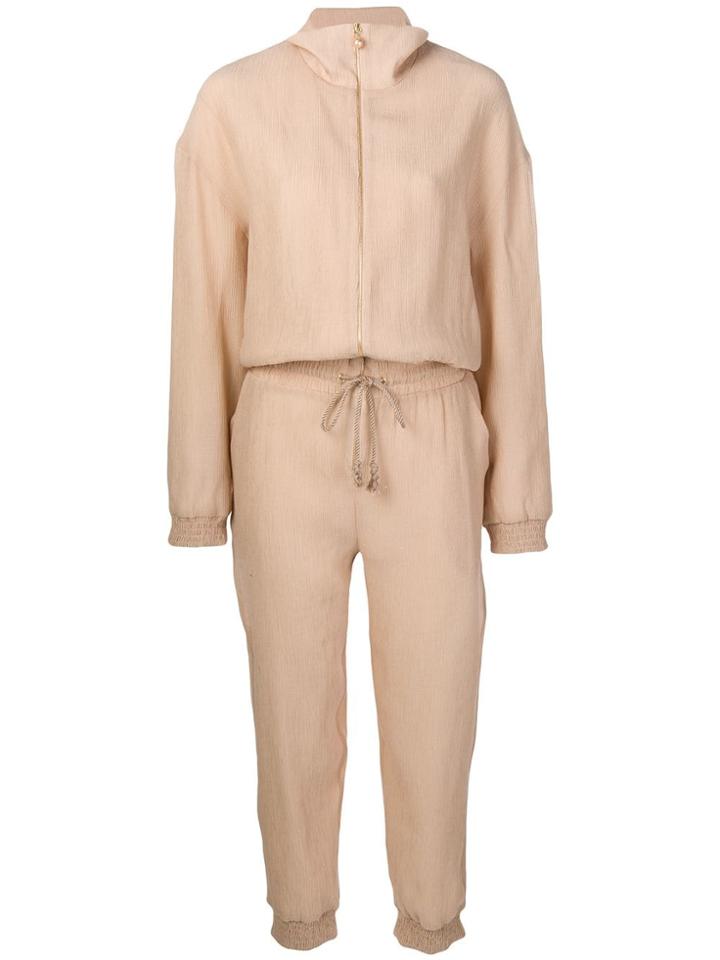 Nanushka Elasticated Waist Jumpsuit - Neutrals