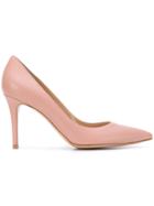 Gianvito Rossi Classic Pointed Pumps - Pink & Purple