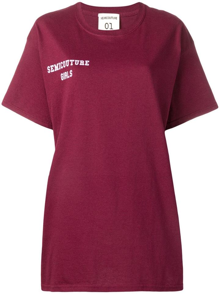 Semicouture 'chiara' T-shirt - Red