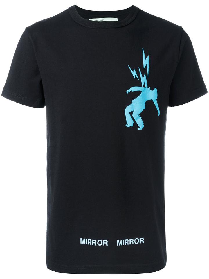 Off-white Mirror T-shirt, Size: Xxs, Black, Cotton