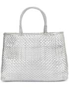 Anteprima Wirebag - Intreccio Large Tote Bag - Silver