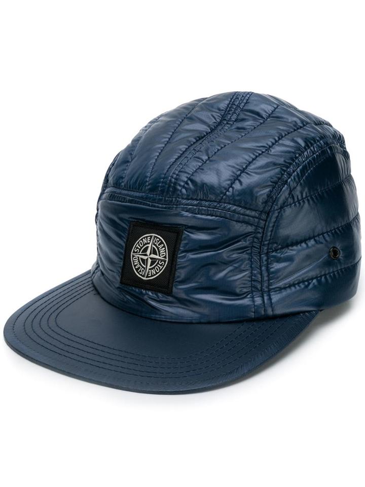 Stone Island Padded Baseball Cap - Blue