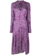 Christian Wijnants - Dono Dress - Women - Silk - 38, Pink/purple, Silk